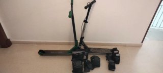 2 Monopattini + 2 Kit Protezione
