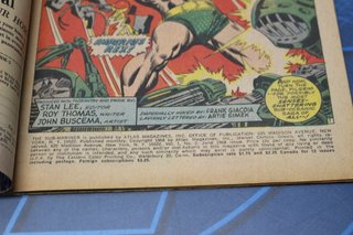 Marvel Comics. Prince Namor, The Sub-Mariner #2, 1968. USA. "Cry Triton".