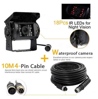 Camara de Aparcamiento LED Impermeable 4 Pines