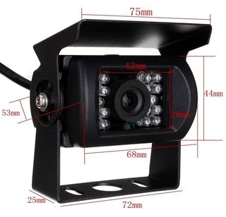 Camara de Aparcamiento LED Impermeable 4 Pines