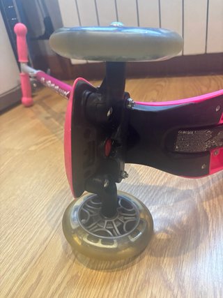 Patinete Globber Primo Luces Plegable Rosa