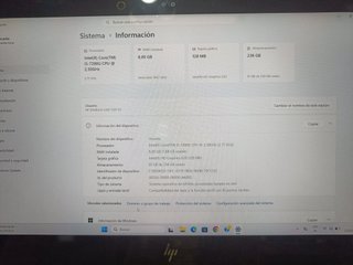 Portátil HP Táctil X360 1020 12,5" i5 7a 8Gb RAM
