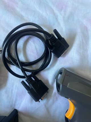 Lector de códigos de barras Concord + impresora