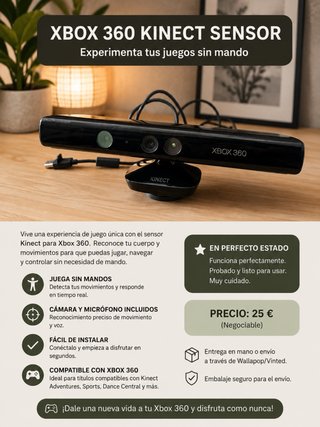Sensor Kinect para Xbox 360