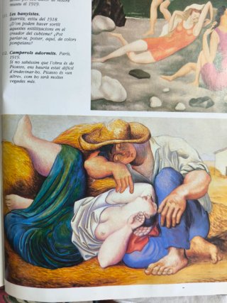 Oleo reproducción Picasso El descanso
