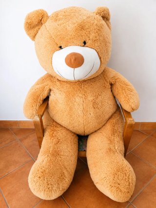 Oso de peluche gigante.