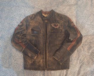 Chaqueta de cuero Redskins