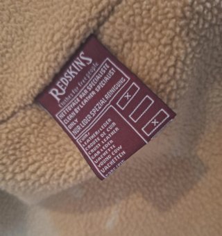 Chaqueta de cuero Redskins
