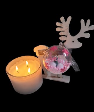 Lote materiales para bolas de Navidad