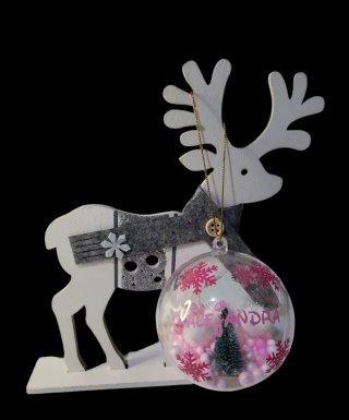 Lote materiales para bolas de Navidad