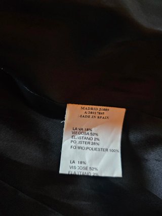Chaqueta cuadros Fórmula Joven T. 40