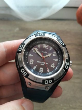Orologio Stroili Unisex Nero e Argento