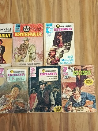 Lote 7 novelas Oeste // M. L. Estefanía