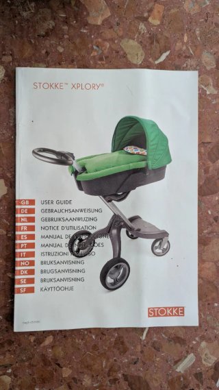 Carro y capazo Stokke Xplory verde 2010 + extras