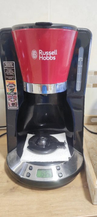 Cafetera Russell Hobbs sin jarra