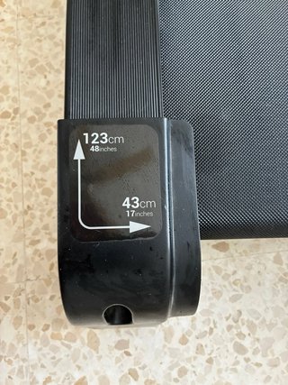 Cinta de correr plegable