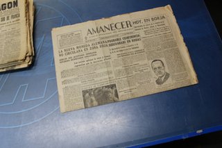Heraldo de Aragón. Periódicos antiguos. Años 40, 50 y 70.