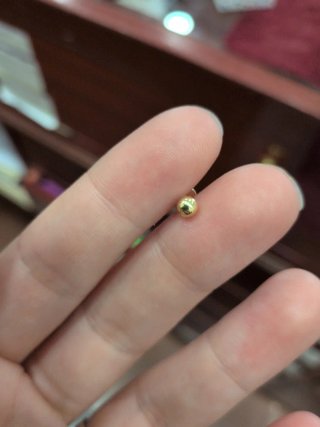 Pendientes Bolas Oro 18k 4mm
