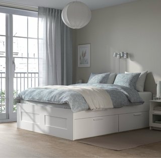 Cama Brinmes Ikea 140x200 con cajones