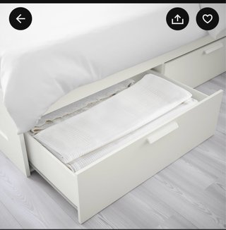 Cama Brinmes Ikea 140x200 con cajones