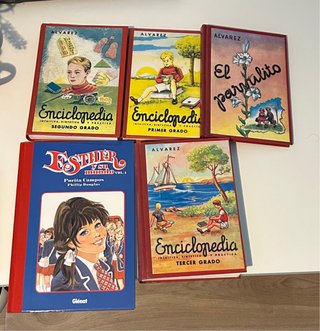 Libros Años 60 (enciclopedias y 2 libros)