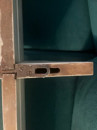 Estantería vintage de pared blanca