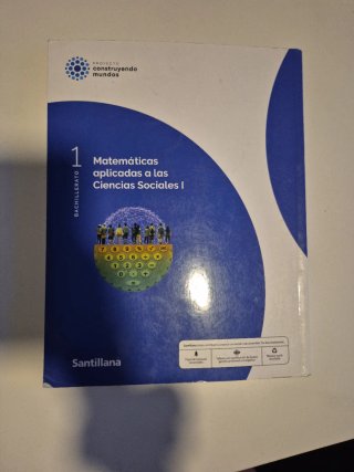 Matemáticas aplicadas a las Ciencias Sociales I...