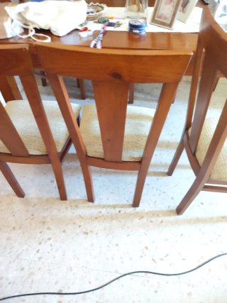 6 Sillas Madera Pino Salón