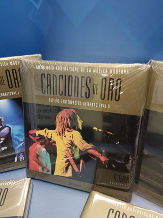 antología audiovisual de la música moderna , CANCIONES DE ORO 5 tomos, 10 Dvs, nueva