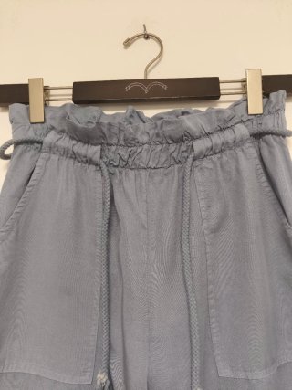 Pantalón ancho azul