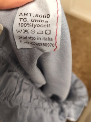 Pantalón ancho azul
