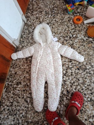 Pijama entero invierno floral