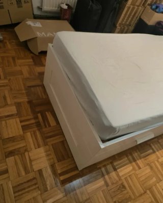 Cama Ikea Brimnes con cajones y somier