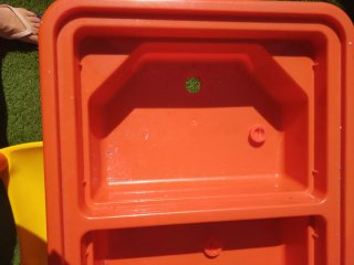 Mesa infantil de 0 a 4 años plástico experimenta