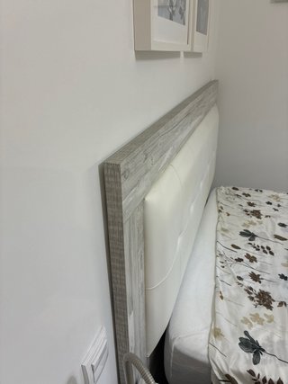Cabecero de cama madera y polipiel