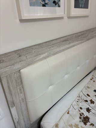 Cabecero de cama madera y polipiel