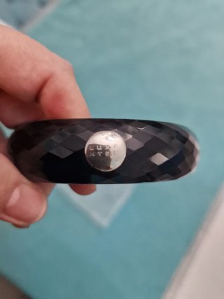 Pulsera Luxenter Negra y Plateada