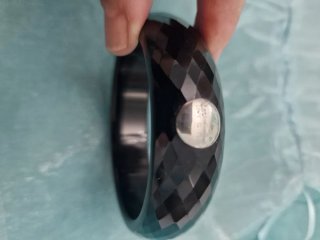 Pulsera Luxenter Negra y Plateada