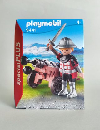 Playmobil 9441 Soldado con Cañón Caja Cerrada