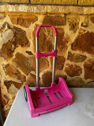 Carrito escolar rosa