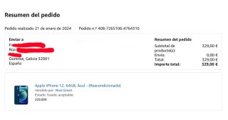 iPhone 12 64GB Azul - Detalle pantalla