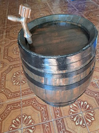 Barril de vino de madera