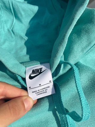 Felpa Nike Blu Turchese
