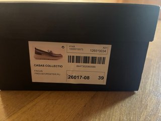 Mocasines CASAS COLLECTION mujer talla 39