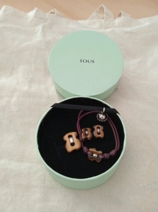 Conjunto Tous: Collar y Pendientes