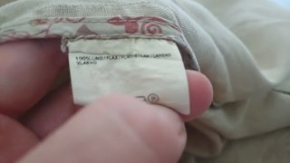 Abito vintage lino rosa thea taglia 55