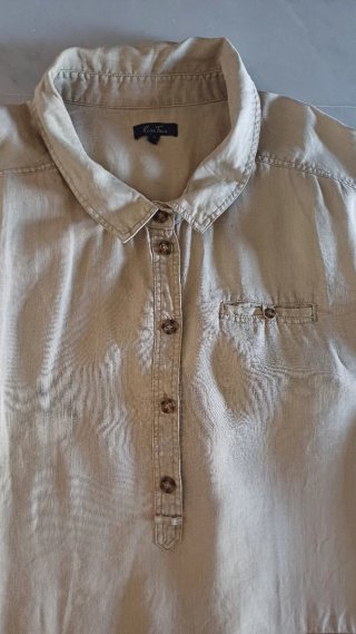 Abito vintage lino rosa thea taglia 55