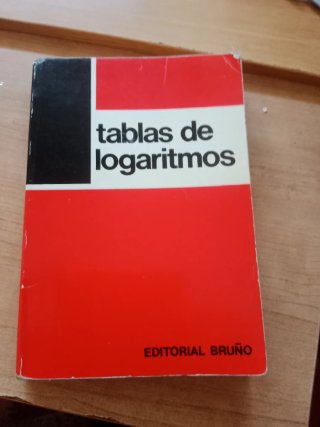 Libro tabla de logaritmos