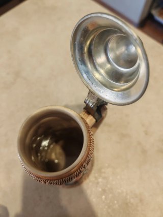 King W. German Stein - 3 Boccali Ceramica