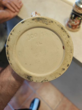 King W. German Stein - 3 Boccali Ceramica